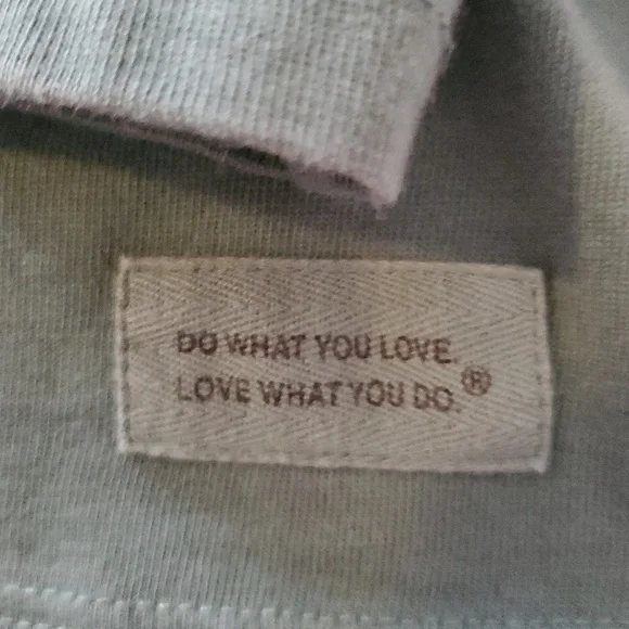 Life Is Good Teal Chocolate Quote Tee Size Large - Picture 3 of 5